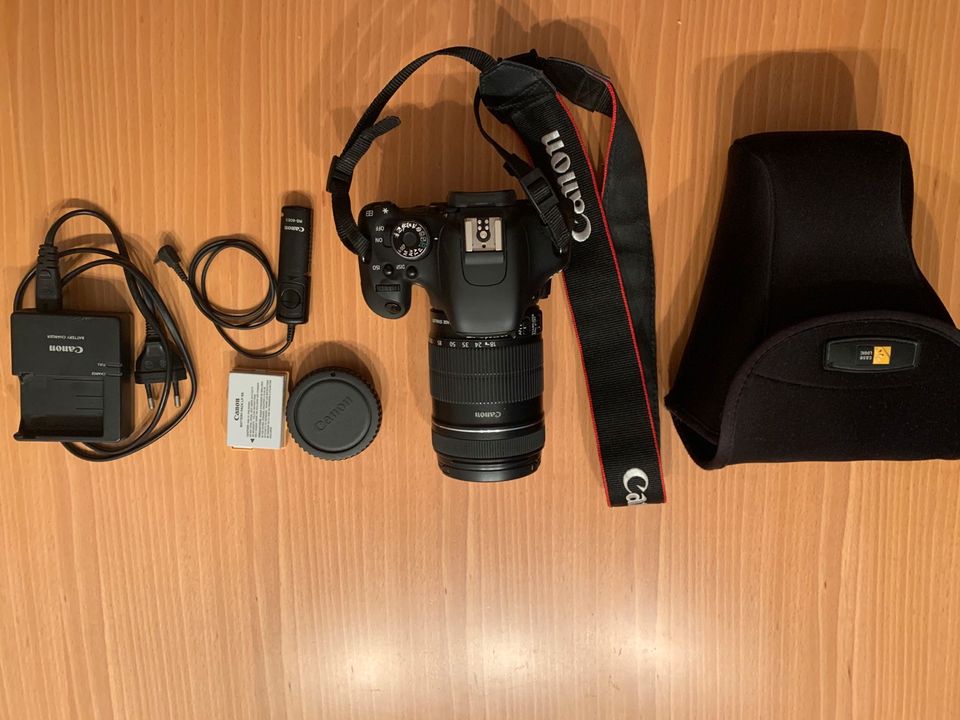 Canon EOS 600D SLR Digital Camera 18MP + 2 Akkus + 34Gb in Murg