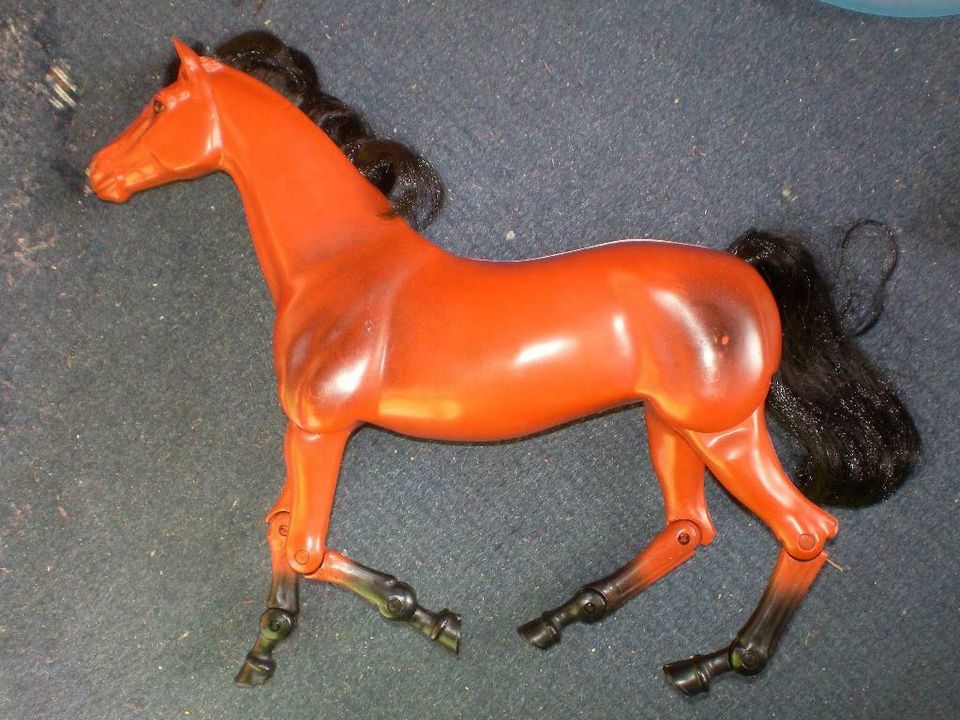 Barbie Pferd Dallas Rotfuchs von 1981 in OVP mit Zubehör Italien in Angelmodde