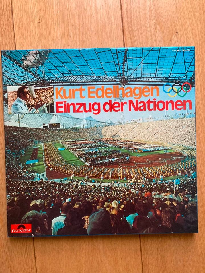 Schallplatte Olympia München 1972 Kurt Edelhagel in Tönisvorst