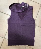 H & M Glitzer Strick-Oberteil Gr. 38 Lila Schmetterling Brosche Bayern - Karlshuld Vorschau