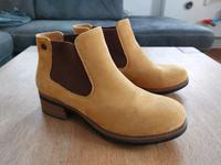 Rieker Chelsea Boots Stiefel Damen 39 Antistress senfgelb gelb Schleswig-Holstein - Kiel Vorschau