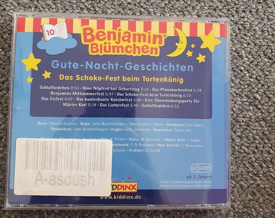 CD Benjamin Blümchen Gute-Nacht-Geschichten Nr. 10 in Bad Kleinen