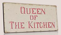 QUEEN OF THE KITCHEN Schild 48x22 SHABBY Vintage wNEU Deko Baden-Württemberg - Schopfheim Vorschau