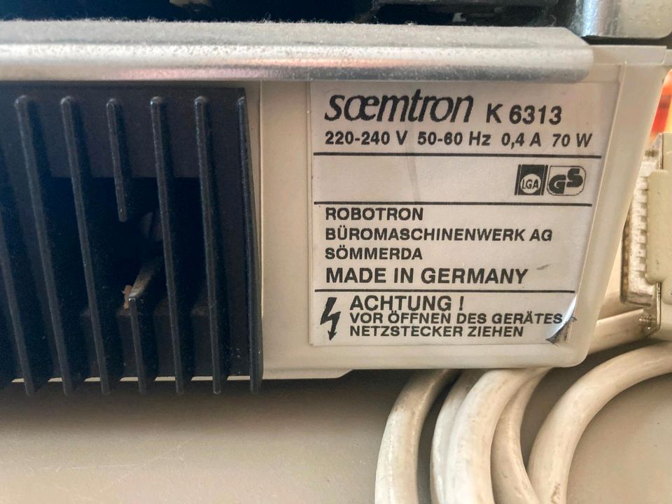 Set SOEMTRON ROBOTRON 286 Drucker Samsung Bildschirm Tastatur DDR in Vogelsberg (bei Sömmerda)