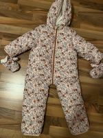 Vertbaudet Schneeoverall Rosa Blumen, Schneeanzug 92 warm Hessen - Ortenberg Vorschau