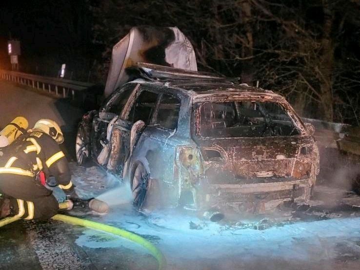 Audi A4 B7 3.0TDI Brandschaden in Meißen