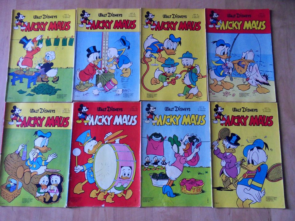 Micky Maus Jahrgang 1963, fast komplett (Carl Barks, Paul Murry)! in Augsburg