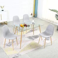 NEU Essgruppe Set Esstisch Polsterstühle Glastisch Wohnzimmer Duisburg - Rheinhausen Vorschau