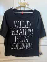 QS by s.Oliver T-Shirt Shirt Bluse mittelkurze Ärmel Wild Hearts Kreis Ostholstein - Schönwalde Vorschau