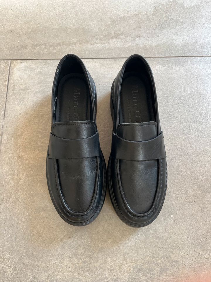 Loafer Marc o Polo Leder 38 neu plateau aktuelle Kollektion in München