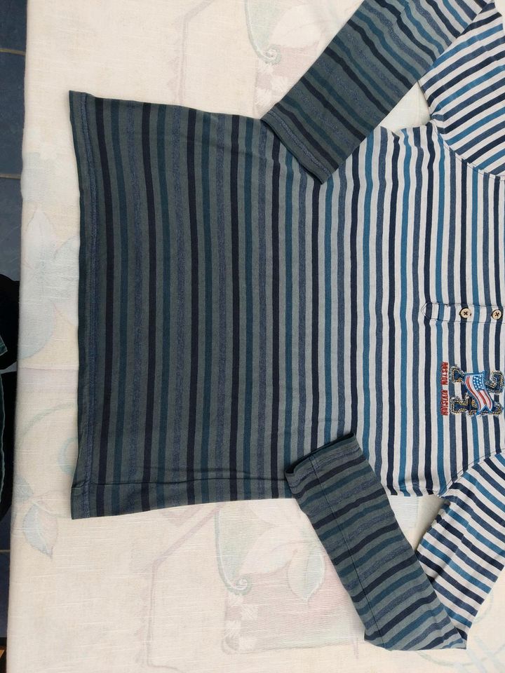 Langarmshirt MYHAILYS Gr. 164 blau in Kissing