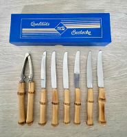 6 Vintage Messer Buttermesser Bambus Solingen rostfrei 50 ziger Bayern - Buchloe Vorschau