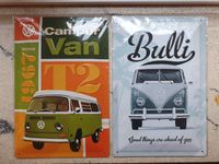 VW Bus Bulli Camper T1 T2 Blechschild neu + originalverpackt Niedersachsen - Walsrode Vorschau