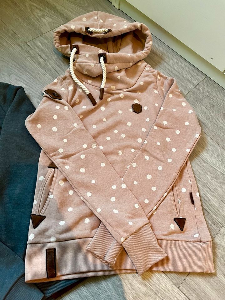 Naketano Hoodie Sweatjacke S XS orange navy rosa in Stolberg (Rhld)