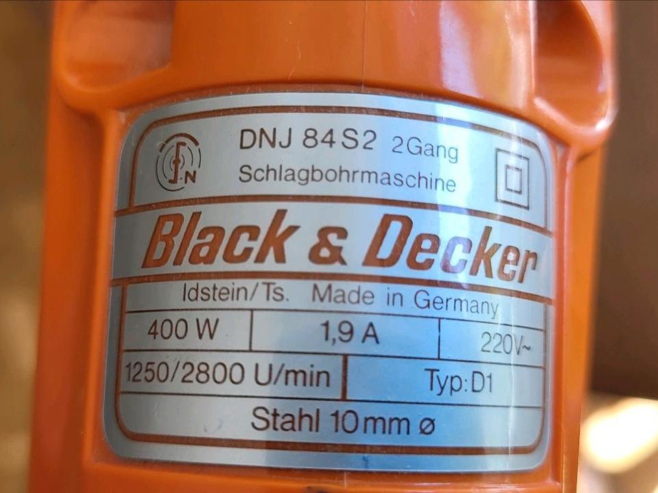 BLACK & DECKER DNJ84S2 Schlagbohrmaschine in Gauting