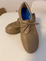 Schuh hochwertiger Schnürschuh aus Leder Gr 42 Farbe khaki Niedersachsen - Georgsmarienhütte Vorschau