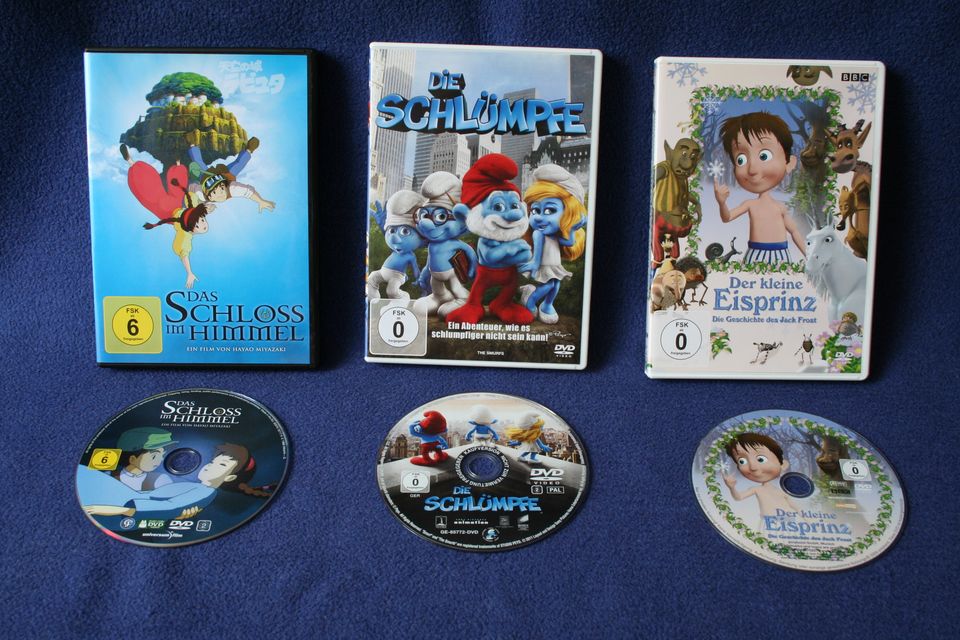 DVD "Die Schlümpfe" und "Der kleine Eisprinz" in Wuppertal