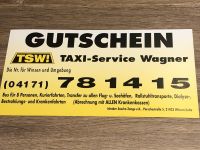 Taxi-Gutschein / Gutschein über € 80,- Niedersachsen - Winsen (Luhe) Vorschau