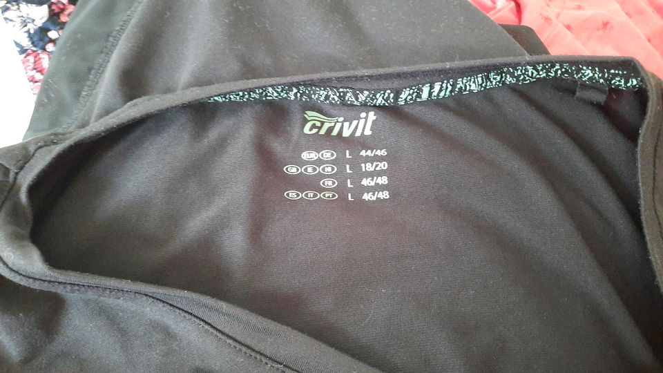 ♥️Crivit tolles Sport T-Shirt 44/46 XL neuw♥️ in Nordenholz