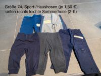 Jogginghosen/Haushosen u. leichte Sommerhose, Größe 74 Essen - Schonnebeck Vorschau
