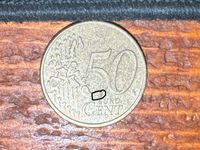 50 Cent Münze Beatrix Koningin der Nederlanden 2001 Fehlprägung Sachsen - Zittau Vorschau