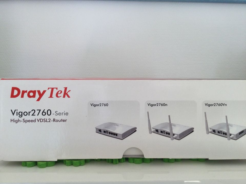 DrayTek High-Speed VDSL2-Router (Vigor2760), unbenutzt, neuwertig in Olching