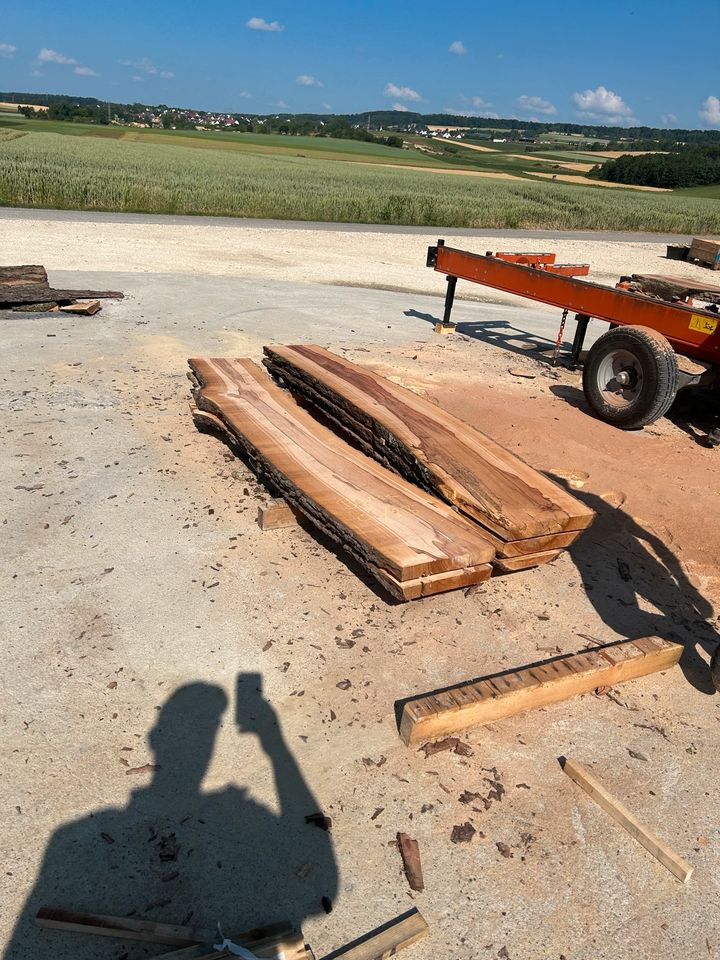 Mobiles Sägewerk, Lohnschnitt.Bauholz,Holzhandel in Laichingen