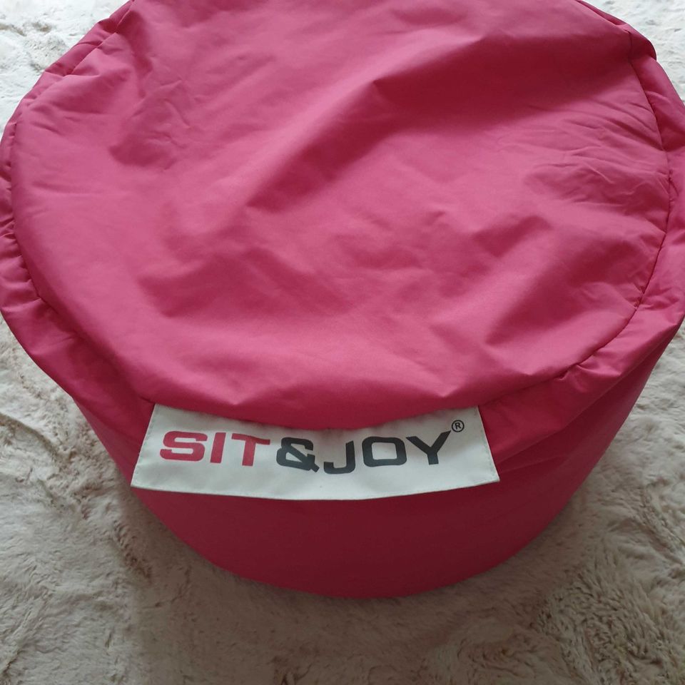 Sitzsack - Sitzpouf - Hocker - pink in Aachen