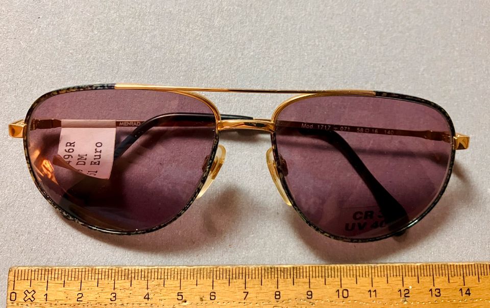 Vintage Retro Sonnenbrille, Menrad, NEU, aus Geschäftsauflösung in Aachen