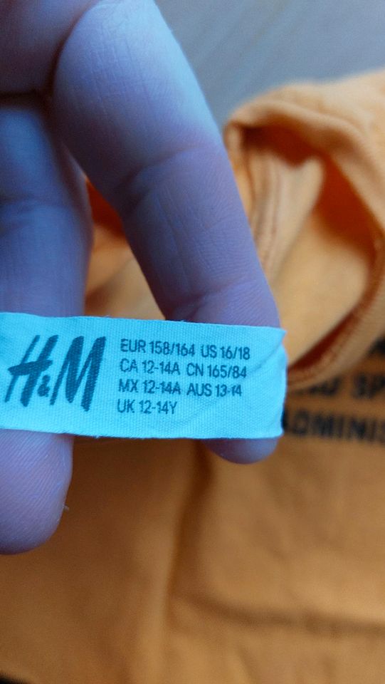 Shirt NASA Gr.  158/164 H&M gelb in Ahrenshagen-Daskow