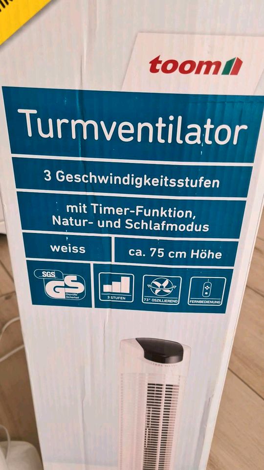 Turmventilator mit Fernbedienung in Groitzsch