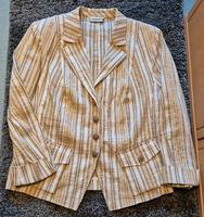 Blazer gestreift mit goldenen Applikationen Größe 44 Bayern - Hammelburg Vorschau