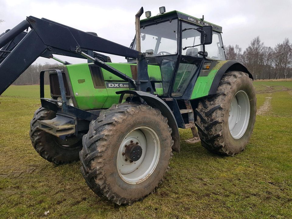 Traktor Deutz 6.50 mit Frontlader in Eixen