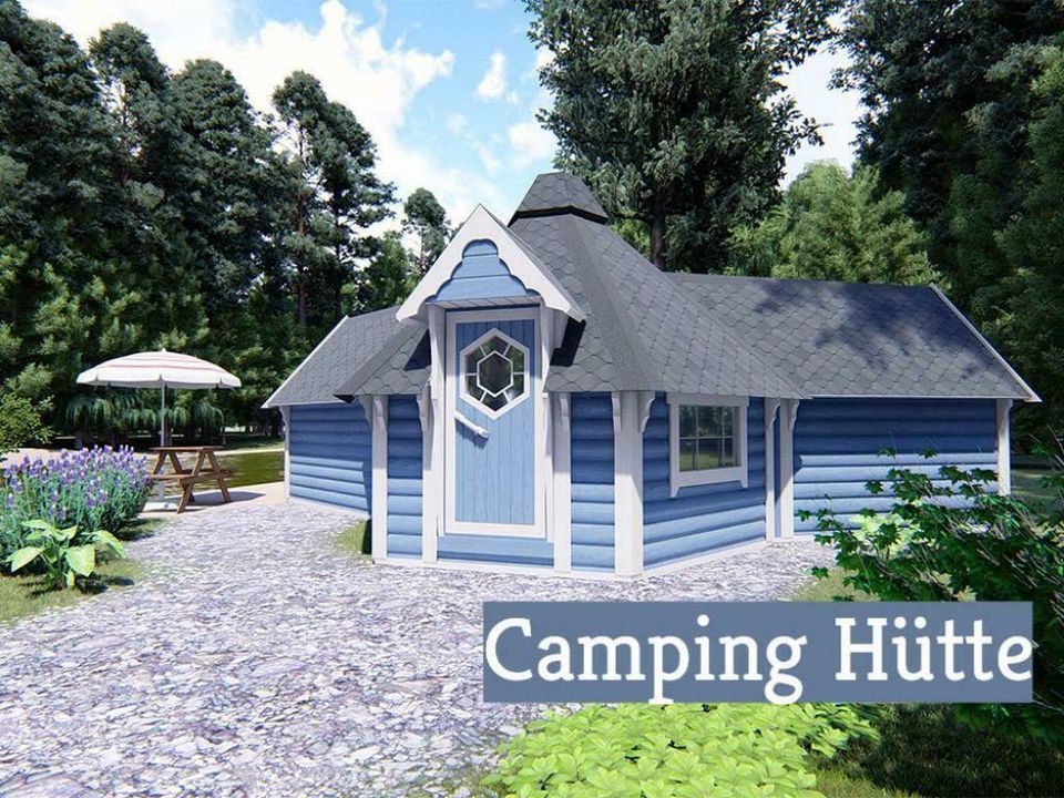 Camping Hütte Pavillon Gartenhaus Blockhaus Gerätehaus, 383865 in Versmold