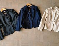 3x H&M 38 Blazer beige dunkelblau blau schwarz businessblazer Nordrhein-Westfalen - Soest Vorschau