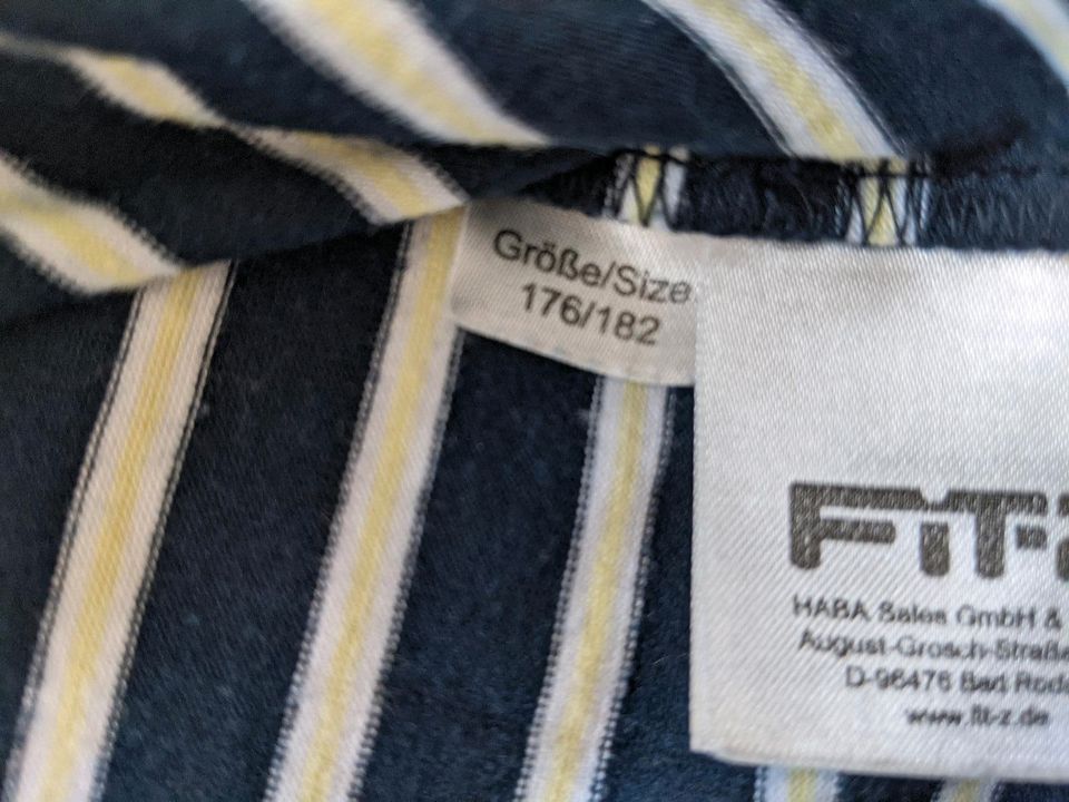 Fitz T-Shirt Gr. 176 Ringel blau weiß kurz Oversize in Berlin