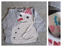 Langarmshirt Schneemann - Winter Weihnachen 86 Schleswig-Holstein - Wattenbek Vorschau