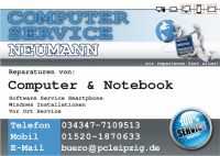 Computer Notebook Reparatur Service Grimma 30€/h Sachsen - Grimma Vorschau