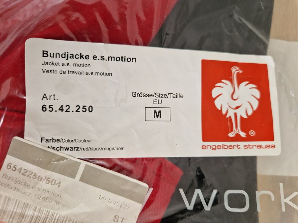 Engelbert Strauss Jacke e.s. motion Größe M. Neu! Org. Verpackt in Krumbach Schwaben