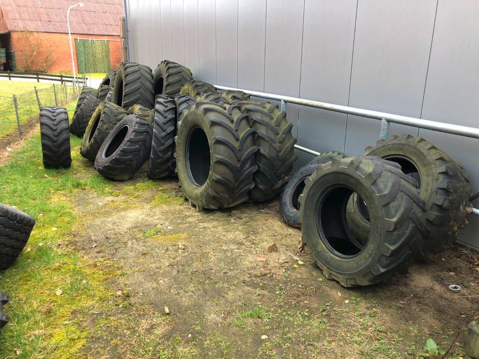 Diverse Schlepperreifen Agrarreifen Decken Reifen gebraucht in Lamstedt