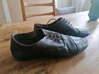 Schöne Zanon&Zago Echtleder Halbschuhe 38 schwarz Schnürer Kiel - Mitte Vorschau