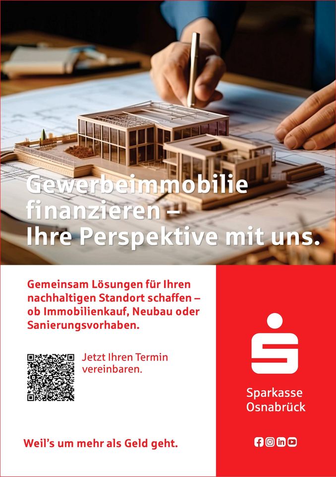 Praxisfläche zur Eigennutzung oder Kapitalanlage in Osnabrück