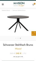 Runder Esstisch aus schwarzem Stahl mit 6 Stühle Rheinland-Pfalz - Koblenz Vorschau