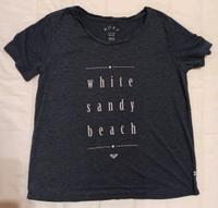 Blaues T-Shirt mit Aufschrift in Gr. S Hessen - Brechen Vorschau