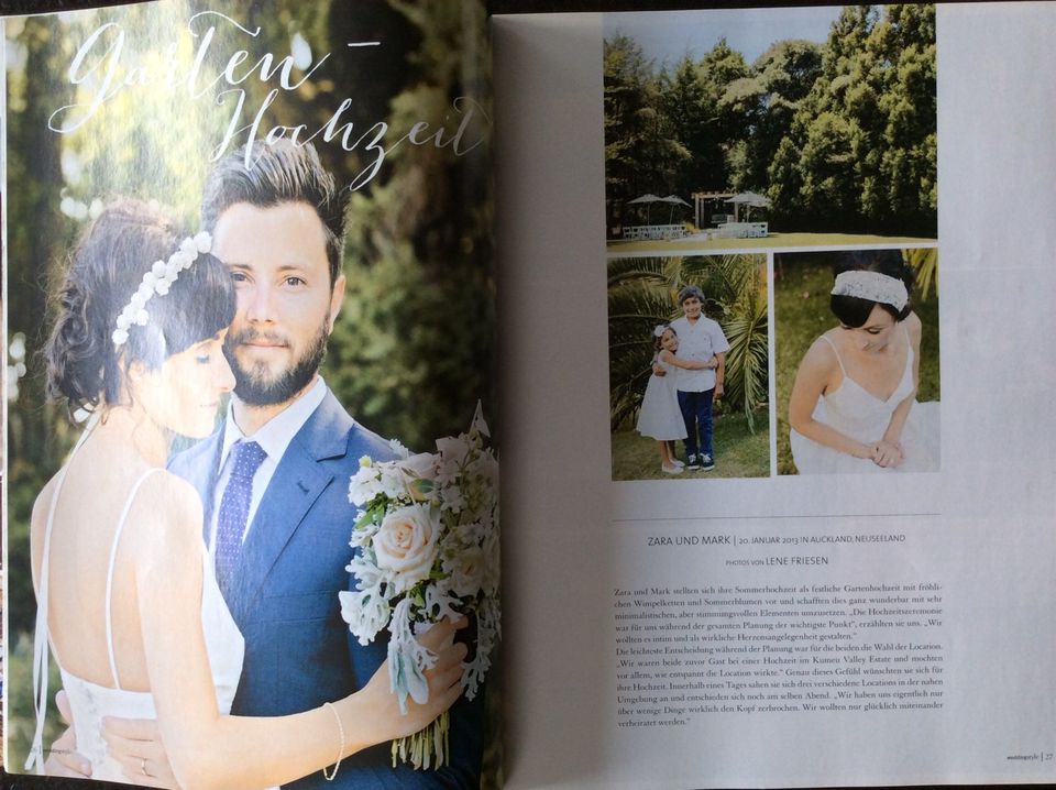 Zeitschrift - WEDDINGSTYLE HOCHZEITS-MAGAZIN 4/13 Heiraten Braut in Bekond