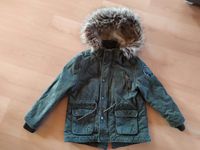 Winterjacke Jacke Mantel oliv mit Fell Gr. 140 Parka Baden-Württemberg - Neukirch Vorschau