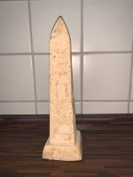 Ägyptischer Obelisk aus leichtem Travertin Marmor Baden-Württemberg - Bürchau Vorschau