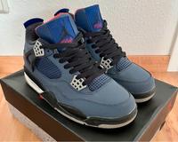 Air Jordan 4 Retro (Basketballschuh/Sneaker) in blau/orange Dresden - Cossebaude Vorschau