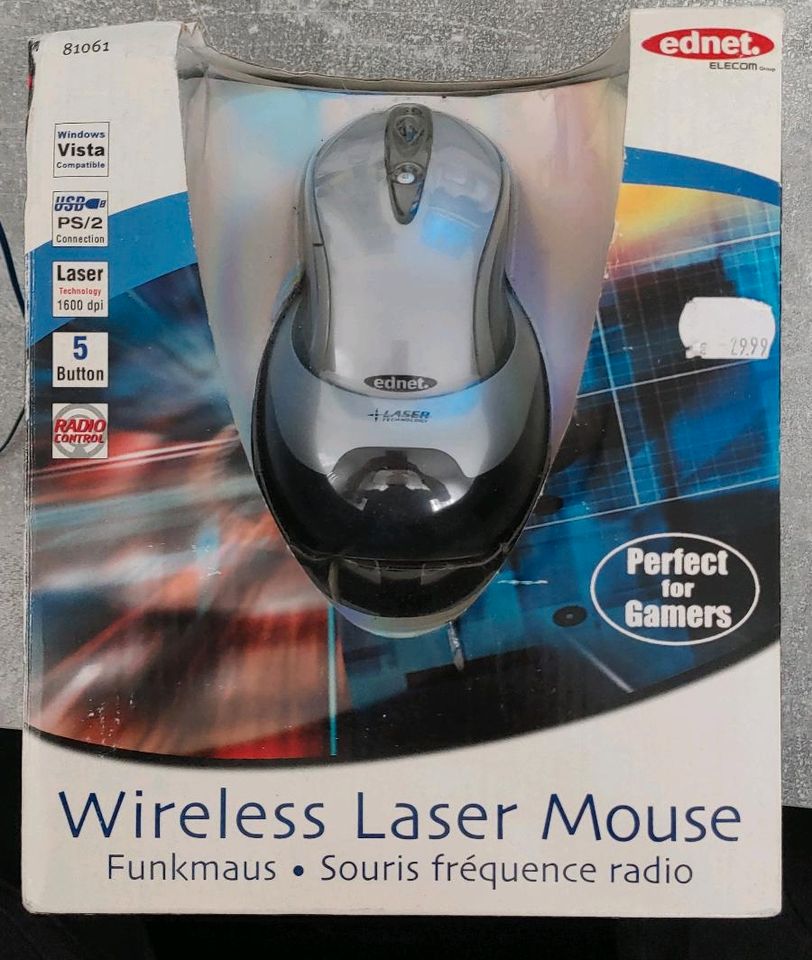Ednet Wireless laser mouse in Gelsenkirchen