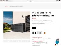 Mülltonnenbox 3er je 240 l Neu Niedersachsen - Meppen Vorschau